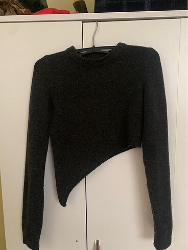 bershka asimetrik kazak