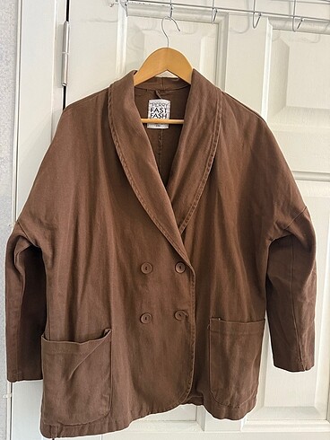 Kahverengi Blazer Ceket