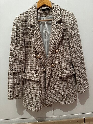 Butik Ürünü Tüvit Blazer Ceket
