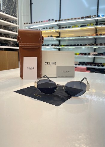 CELINE Parlak Gri Kadın Güneş Gözlüğü