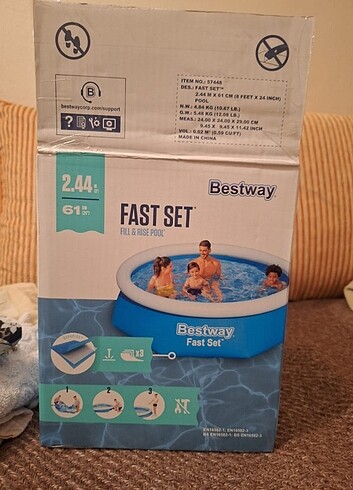 Fast Set Şişme Aile Havuzu