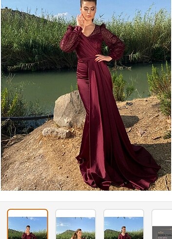 Bordo abiye