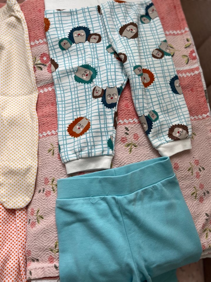 Çok Renkli Erkek Bebek Pamuklu Pantolon Seti - Görsel 3