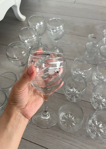 Çeşitli Boylarda Şeffaf Bardak Seti su seti - Görsel 4