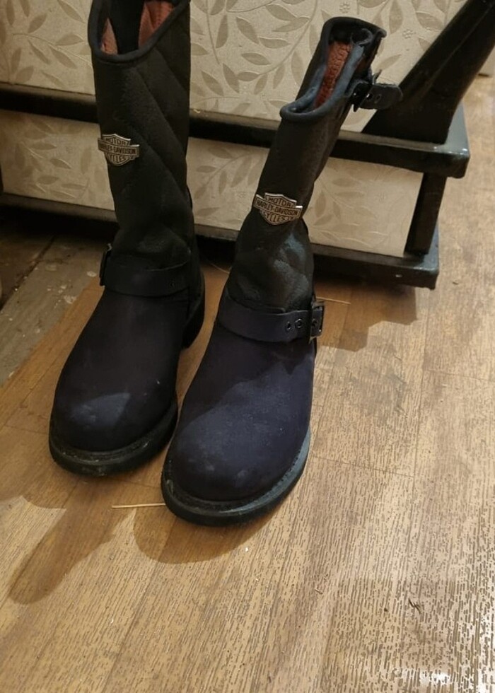 Harley Davidson Kadın Çizme Bot 40 numara  - Görsel 2