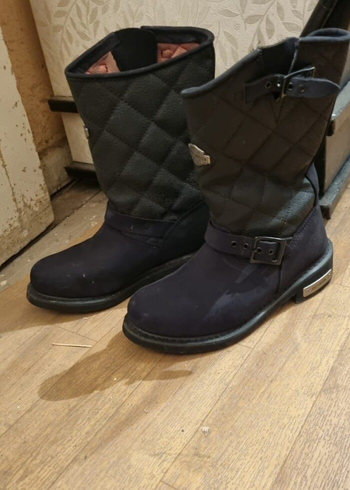 Harley Davidson Kadın Çizme Bot 40 numara  - Görsel 3