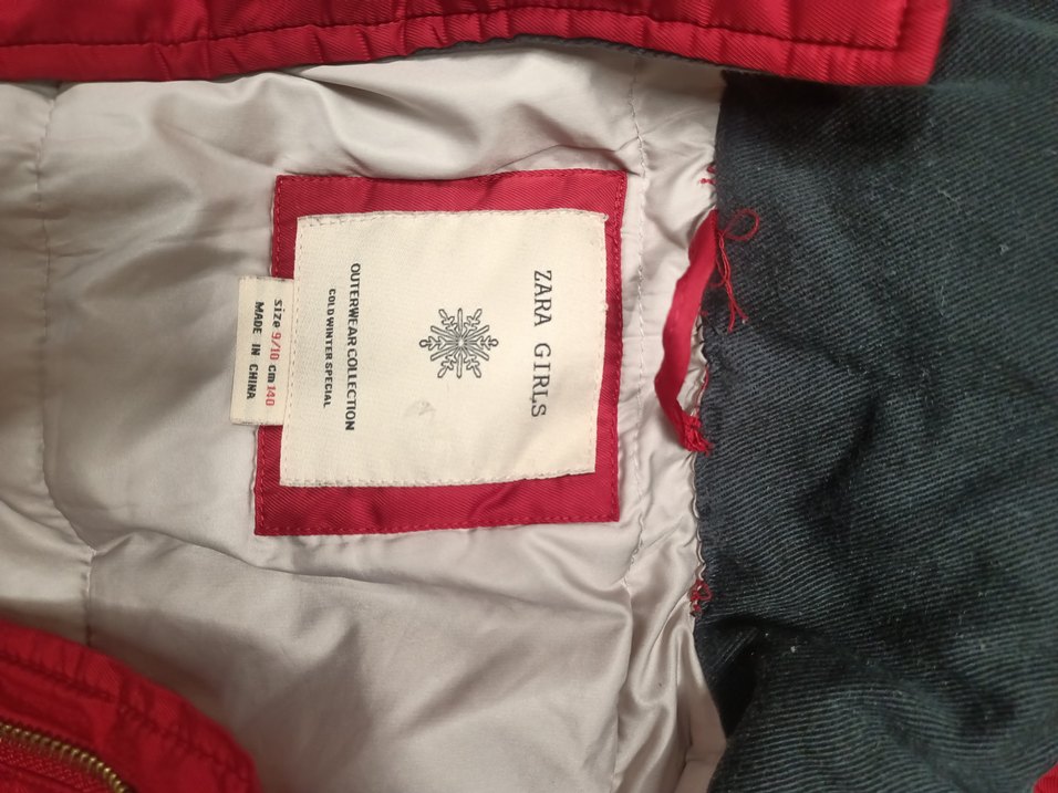 Zara Kırmızı Mont - Görsel 2