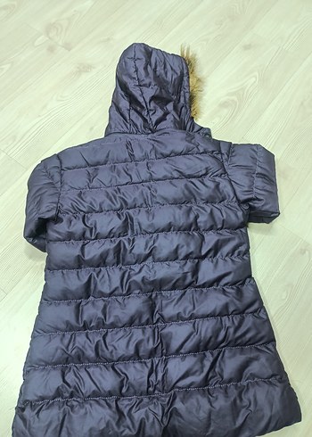 Kadın Mor Kürklü Kış Mont - Görsel 5