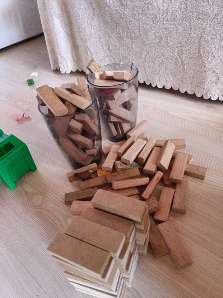 Jenga Tahta 40 adet - Görsel 2