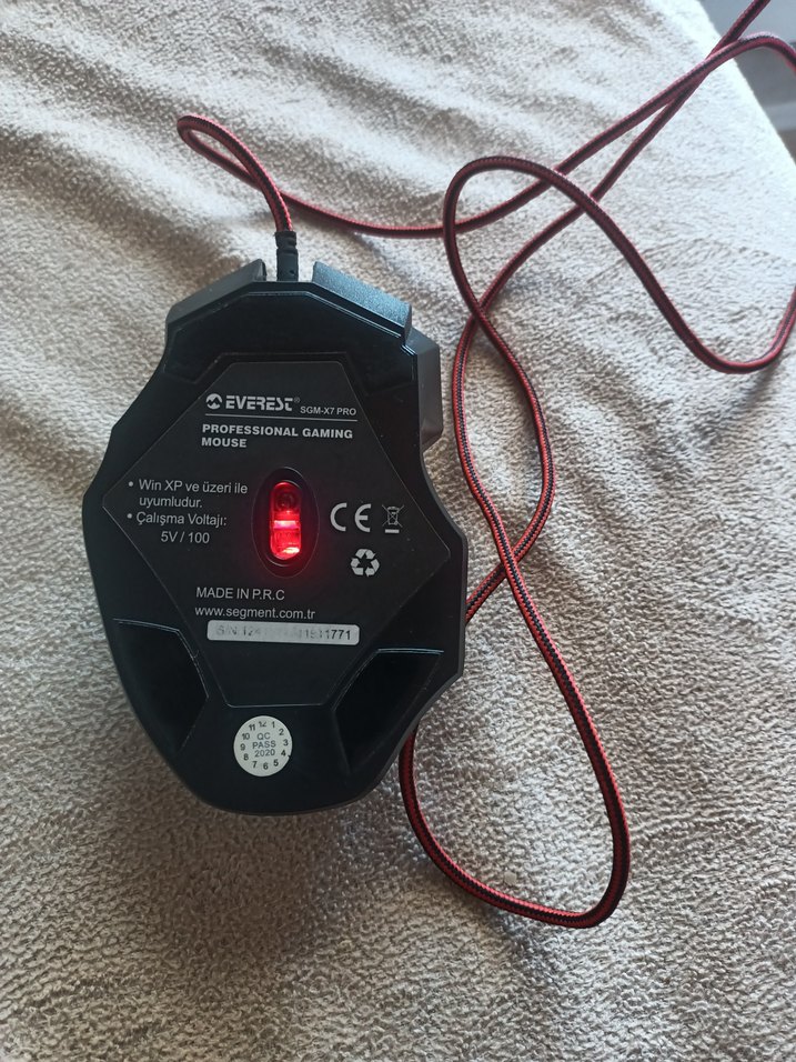 Logitech Kablolu Siyah Optik Mouse - Görsel 3