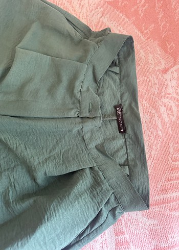 Koyu Yeşil Kadın Kumaş Pantolon - Görsel 4