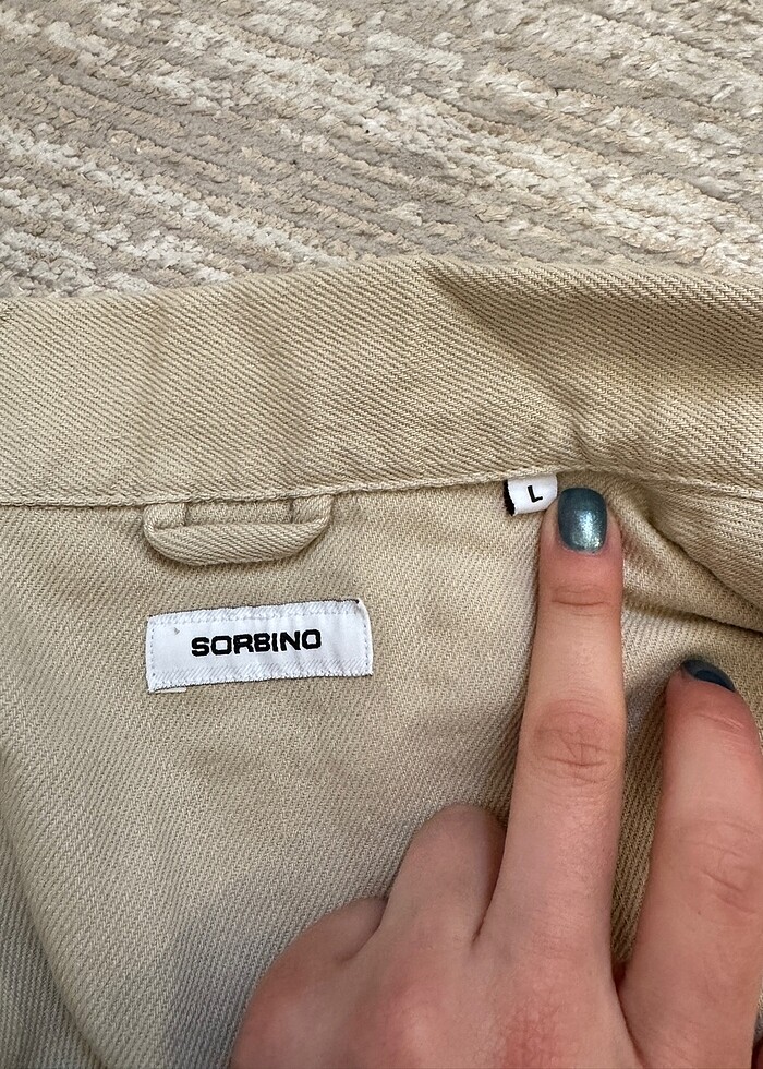 Krem Ceket Mont - Görsel 3