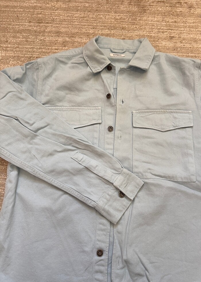 Buz mavisi gömlek - Görsel 2