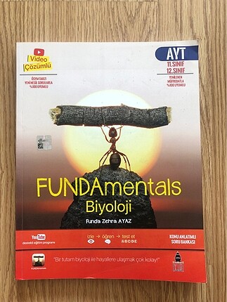 FUNDAMENTALS AYT Biyoloji Konu+Soru