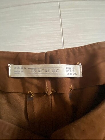 Zara Zara Süet Şort