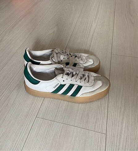 38,5 Beden beyaz Renk Adidas Samba