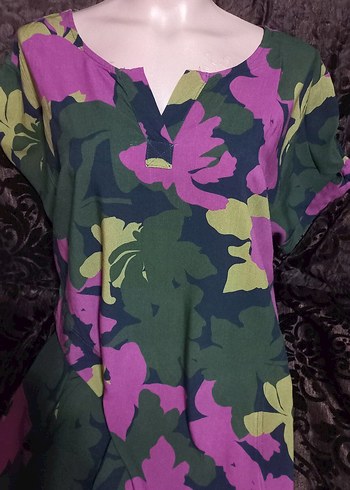 #ROMAN Çiçek Desenli  Elbise - Görsel 6