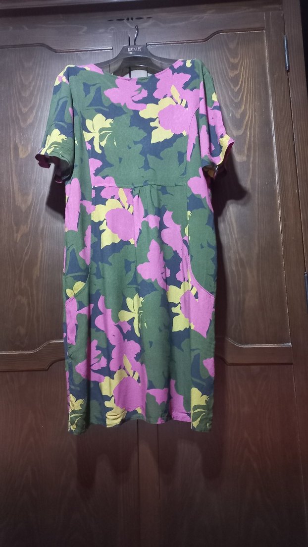 #ROMAN Çiçek Desenli  Elbise - Görsel 2