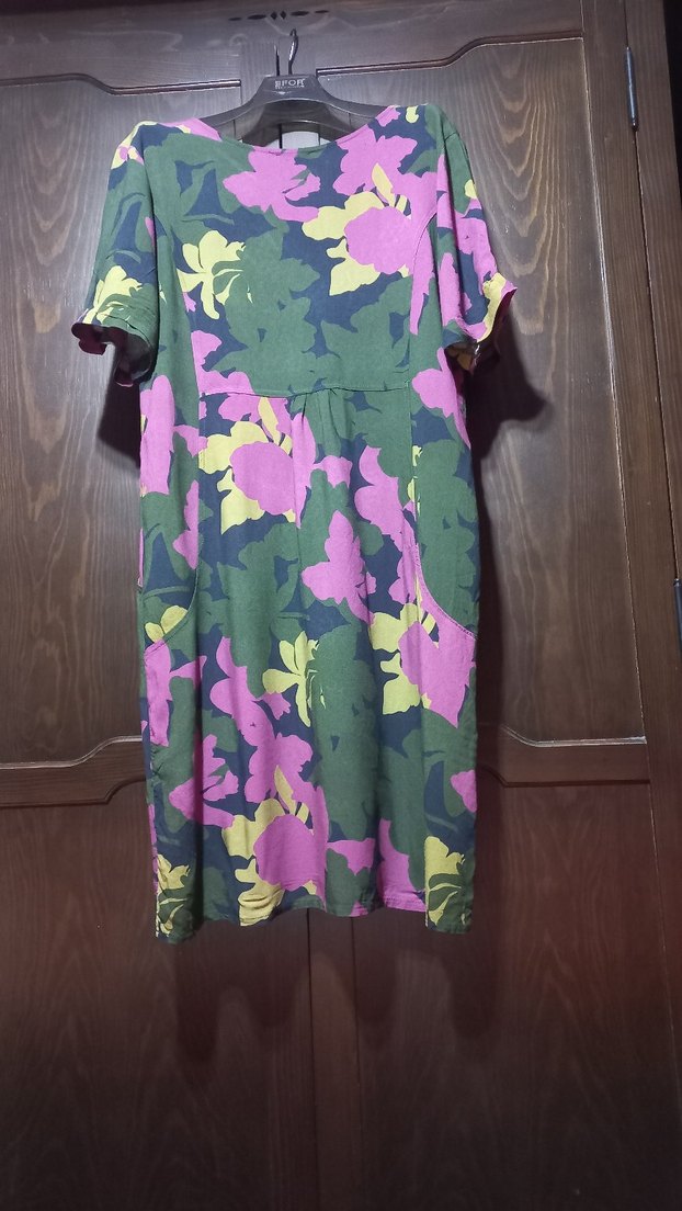 #ROMAN Çiçek Desenli  Elbise - Görsel 5