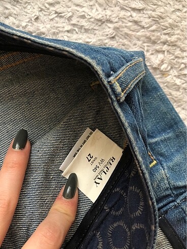 27 Beden y2k vintage düşük bel kot şort