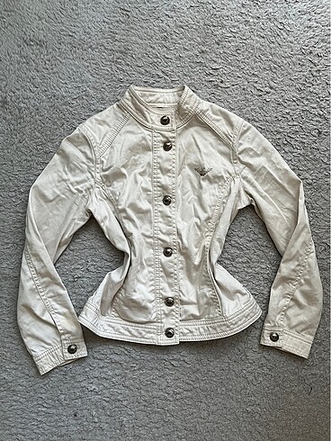 y2k armani vintage beyaz ceket