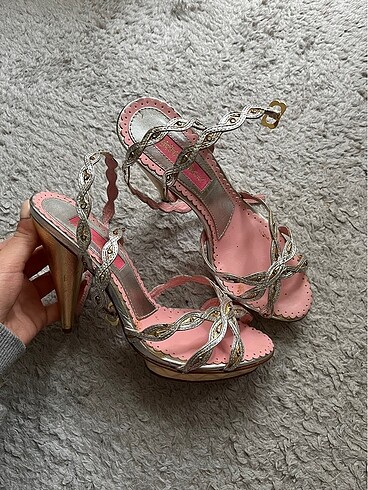 y2k vintage lolita topuklu ayakkabı