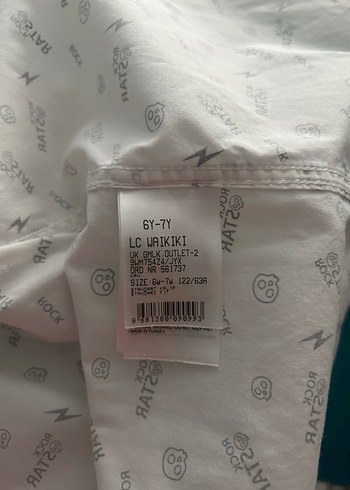 LC Waikiki LCW 6 7 yaş uzun kollu pamuklu gömlek