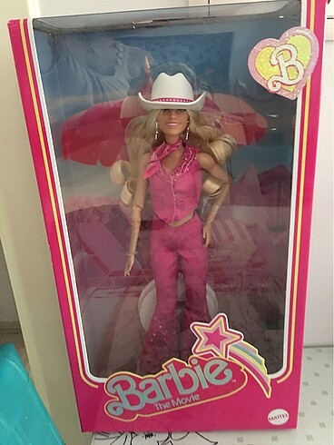 Barbie movie kovboy kıyafetlı bebek