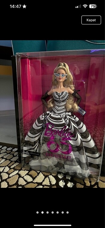 Barbie 65. Yıl koleksıyon bebek