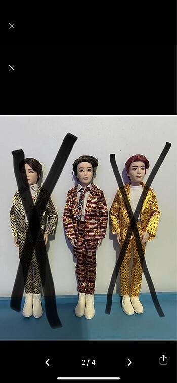 Barbie Bts bebekler 1 adet fıyattır