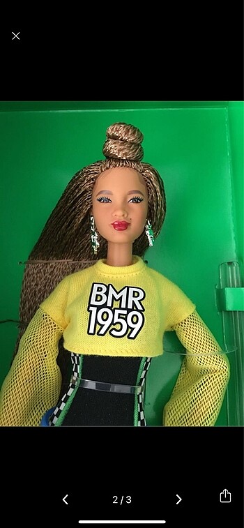  Beden Barbie 1959 rasta saçlı bebek