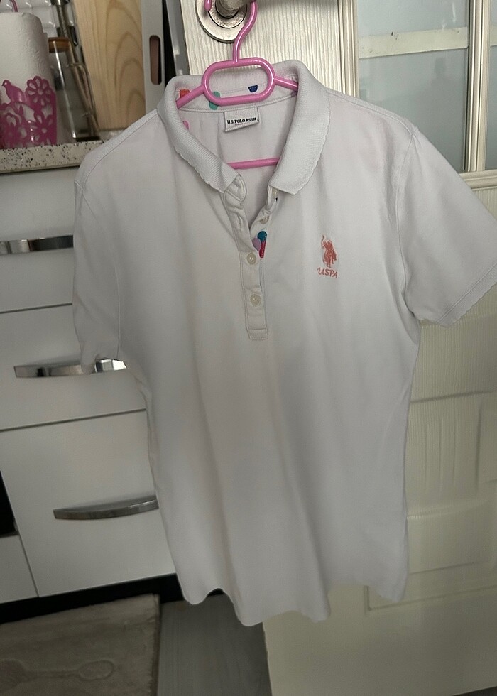 U.S. Polo 10 11 yaş Polo yaka tişört - Görsel 2