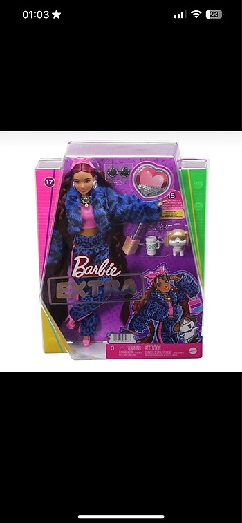 Barbie extra 17 numara bebek
