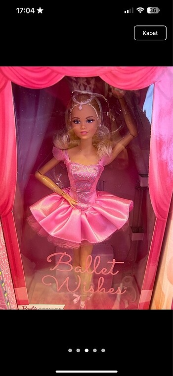 Beden Barbie ballet bebek