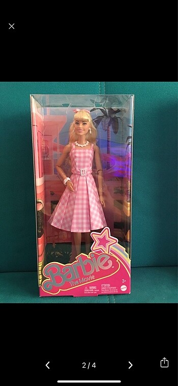Barbie Barbie movie pembe elbiseli bebek