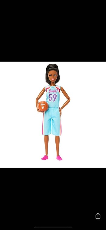 Barbie eklemli basketbolcu bebek