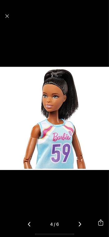  Beden Renk Barbie eklemli basketbolcu bebek