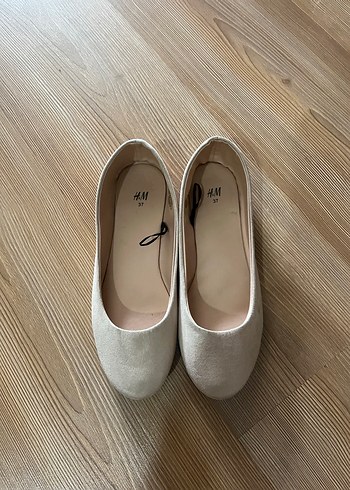 Bej Kız Çocuk Babet Ayakkabı - Görsel 2