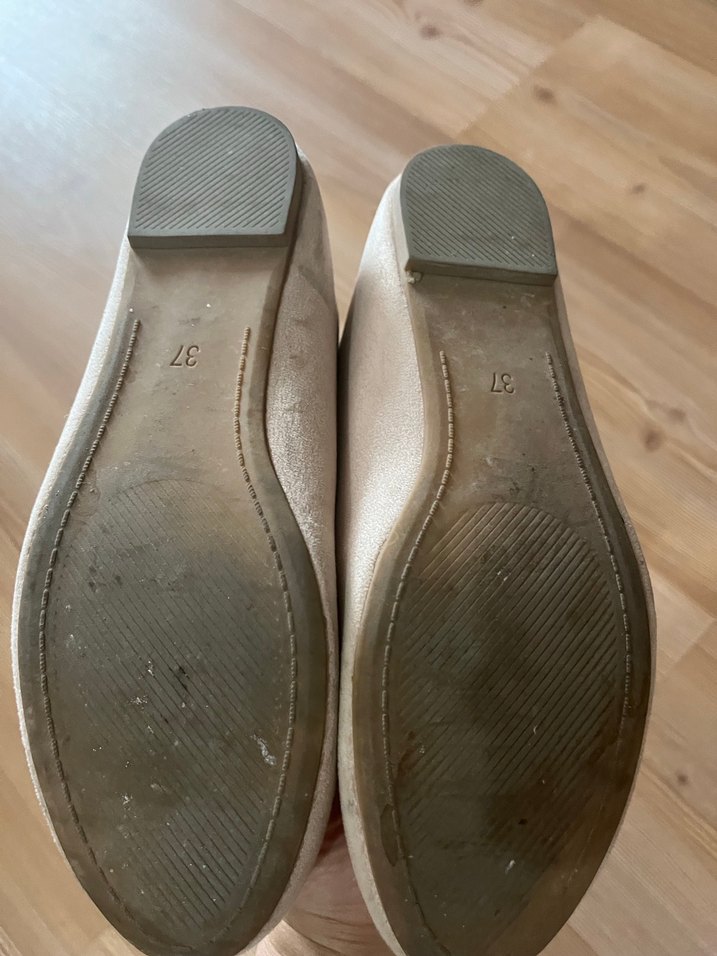 Bej Kız Çocuk Babet Ayakkabı - Görsel 4