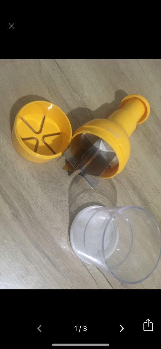 Sarı Plastik Mutfak Doğrayıcı - Görsel 3