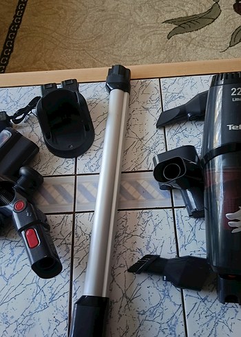 Siyah Kablosuz tefal jarzlı Dikey Elektrikli Süpürge - Görsel 6