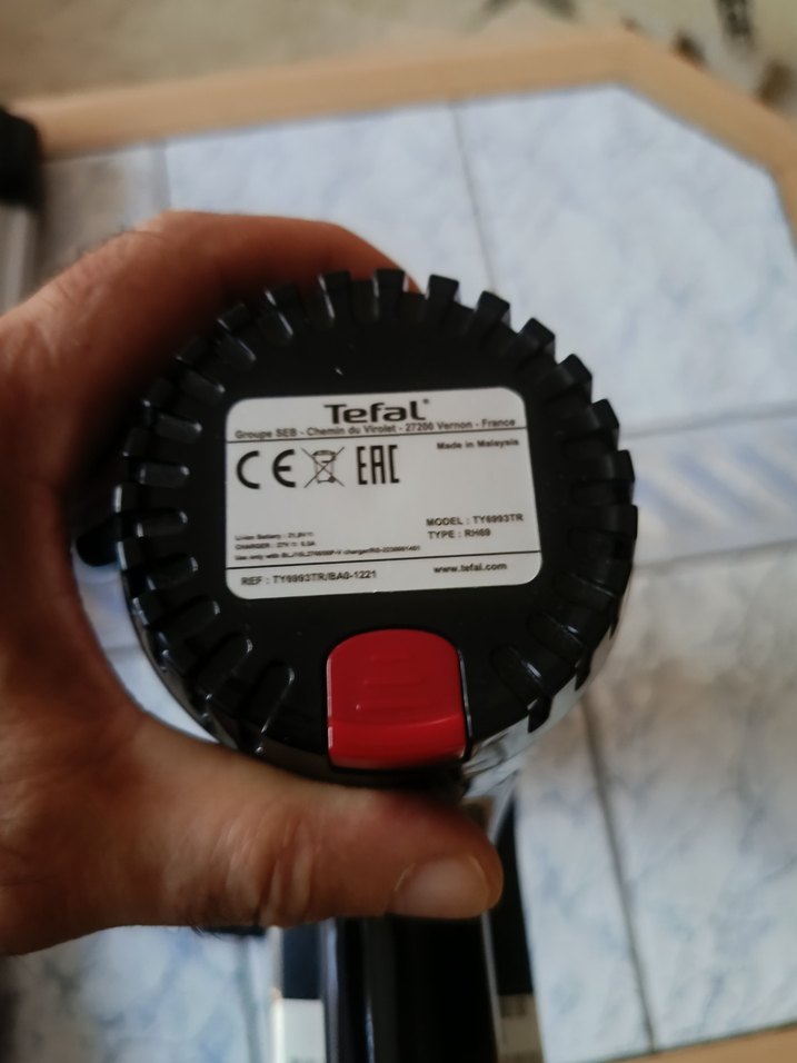Siyah Kablosuz tefal jarzlı Dikey Elektrikli Süpürge - Görsel 3