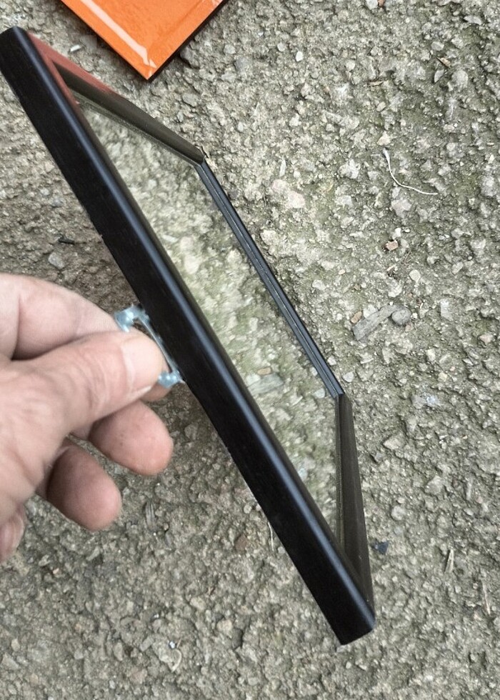 Duvar aynası çerçevesi siyah - Görsel 4