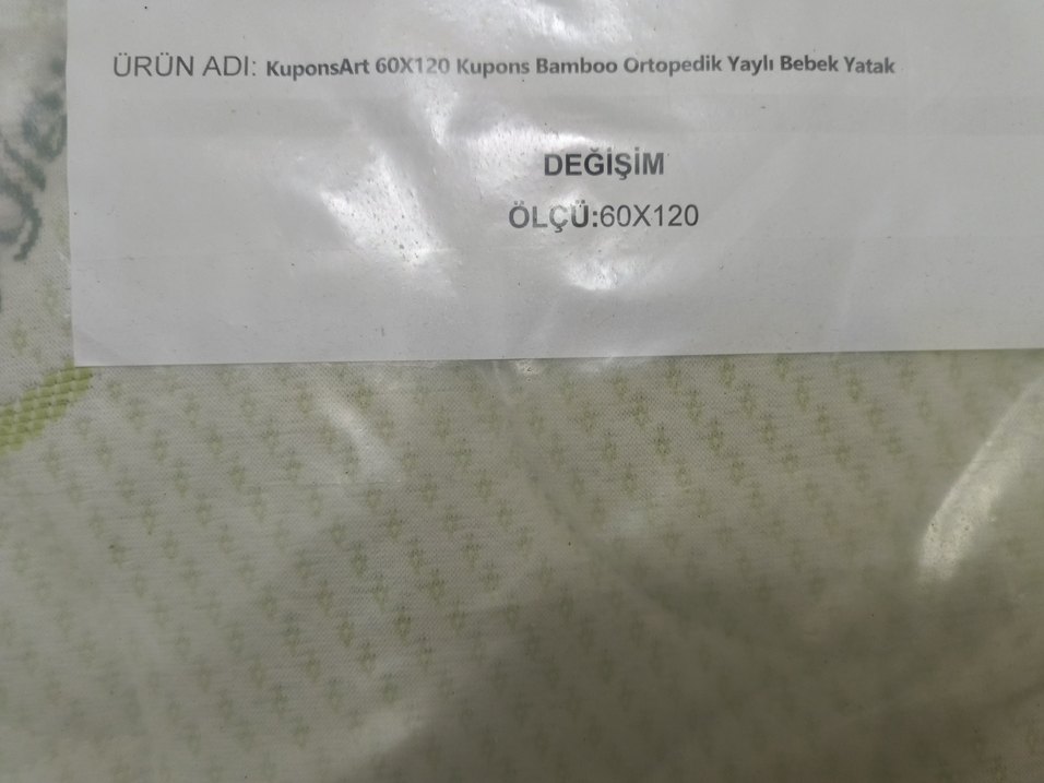 bamboo ortopedik yaylı yatak 60x160 ölçüleri kalınlığı 20 cm - Görsel 3