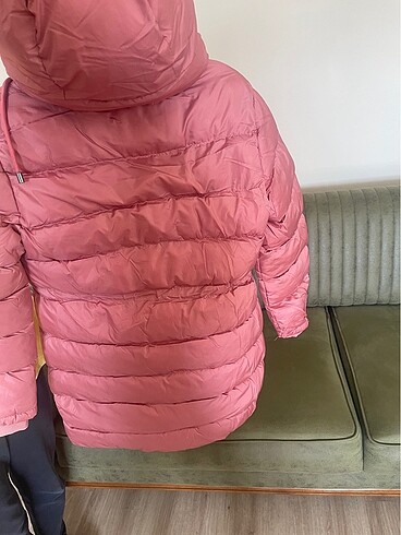 13-14 Yaş Beden Panço pembe mont