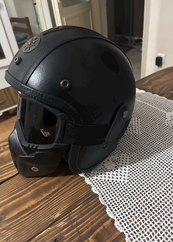 Harley Retro Kask - Görsel 4