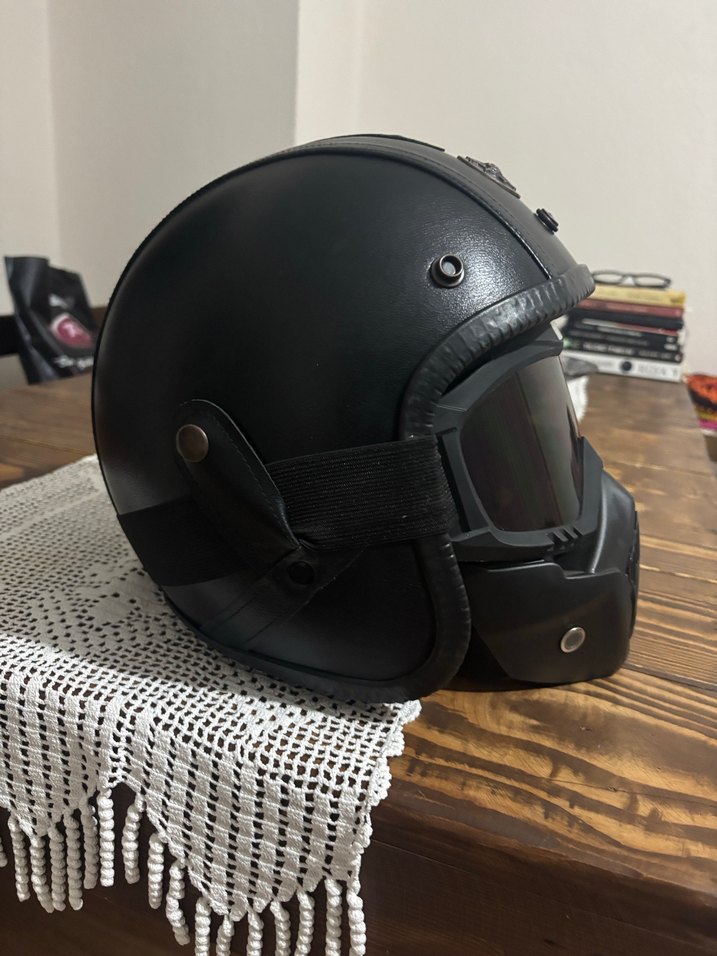 Harley Retro Kask - Görsel 3