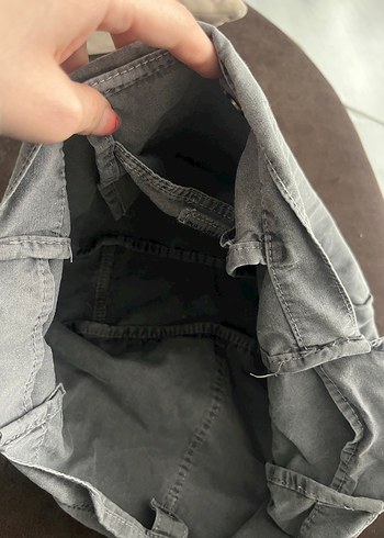 Pull and bear kanvas tote çanta - Görsel 8