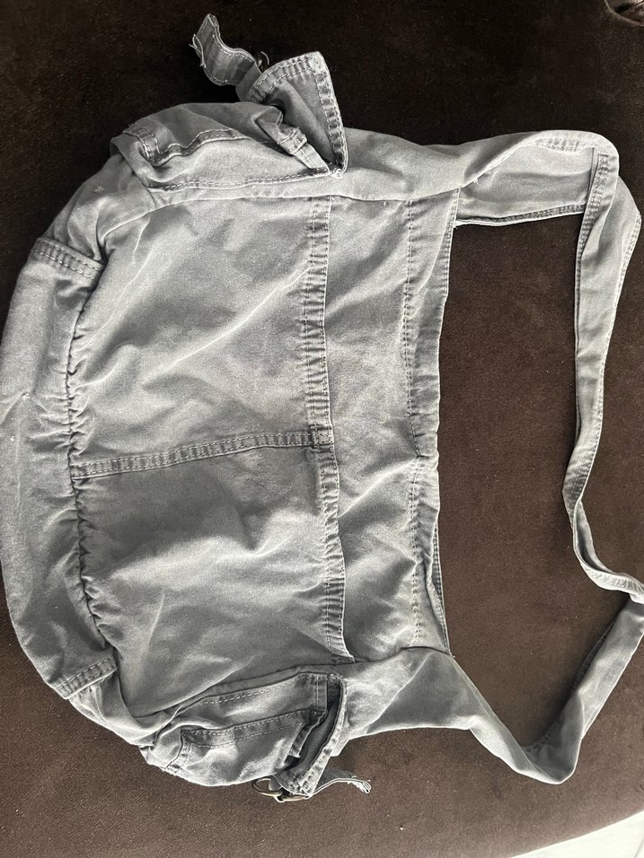 Pull and bear kanvas tote çanta - Görsel 5