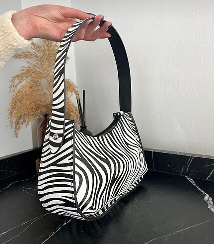  Beden çeşitli Renk Zebra baget çanta